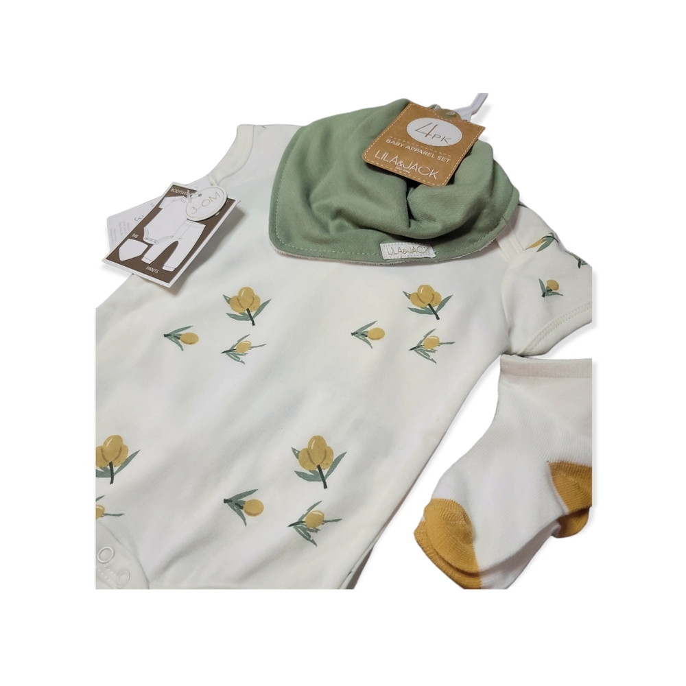 🐰NWT Lila & Jack 4pk outfit